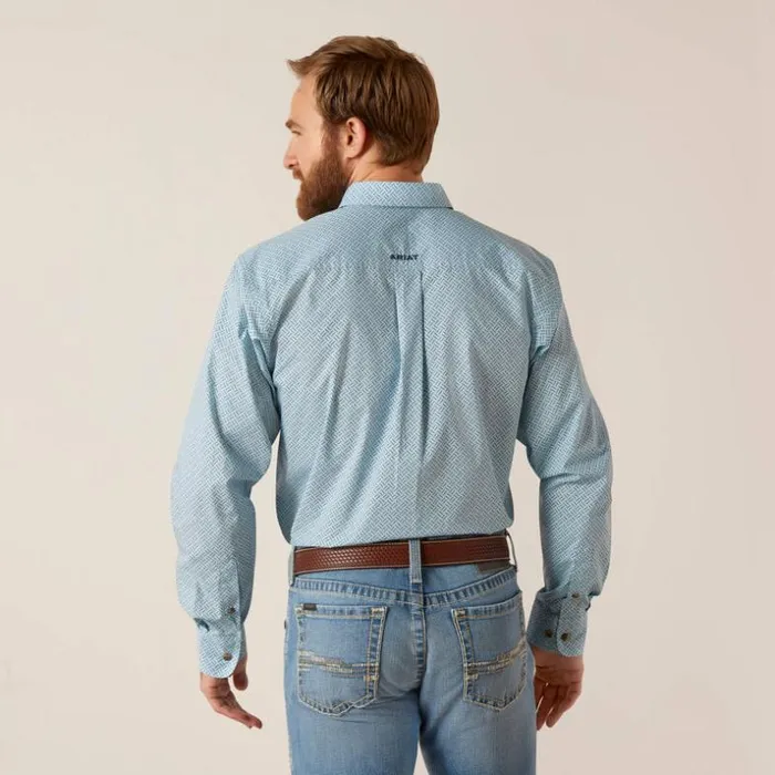 Button Down Shirts Men Ariat Gio Fitted Shirt Sky Blue Button Down Shirts Men Ariat Gio Fitted Shirt Sky Blue