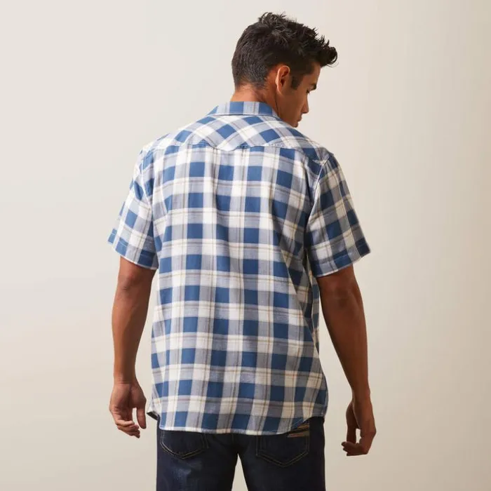 Button Down Shirts Men Ariat Hummer Retro Fit Shirt Cinder