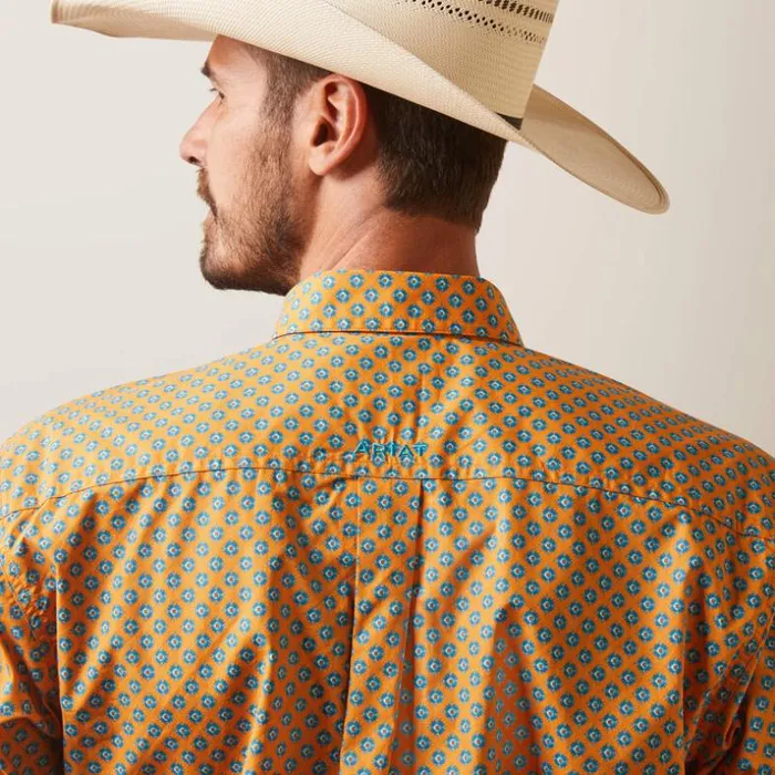 Button Down Shirts Men Ariat Kilian Fitted Shirt Jasper Stone Button Down Shirts Men Ariat Kilian Fitted Shirt Jasper Stone