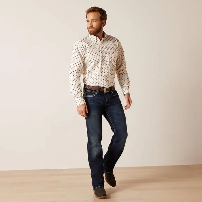 Button Down Shirts Men Ariat Naten Fitted Shirt Whitewhite Button Down Shirts Men Ariat Naten Fitted Shirt Whitewhite