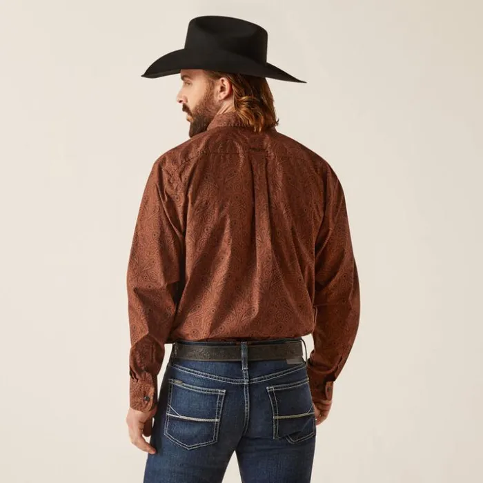 Button Down Shirts Men Ariat Nicky Classic Fit Shirt Frair Brown Button Down Shirts Men Ariat Nicky Classic Fit Shirt Frair Brown