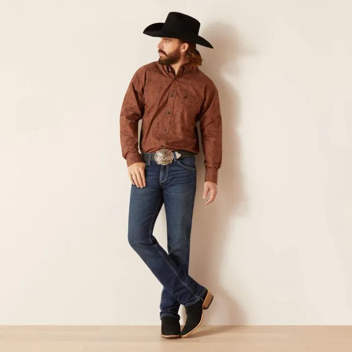 Button Down Shirts Men Ariat Nicky Classic Fit Shirt Frair Brown Button Down Shirts Men Ariat Nicky Classic Fit Shirt Frair Brown