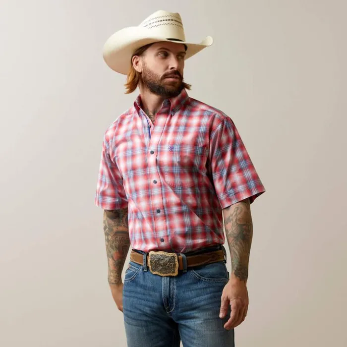 Button Down Shirts Men Ariat Pro Series Jayceon Classic Fit Shirt Red