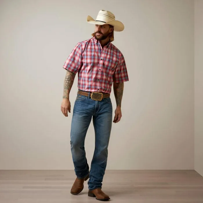 Button Down Shirts Men Ariat Pro Series Jayceon Classic Fit Shirt Red Button Down Shirts Men Ariat Pro Series Jayceon Classic Fit Shirt Red
