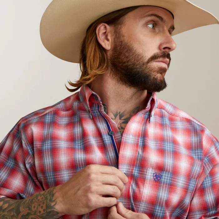 Button Down Shirts Men Ariat Pro Series Jayceon Classic Fit Shirt Red Button Down Shirts Men Ariat Pro Series Jayceon Classic Fit Shirt Red