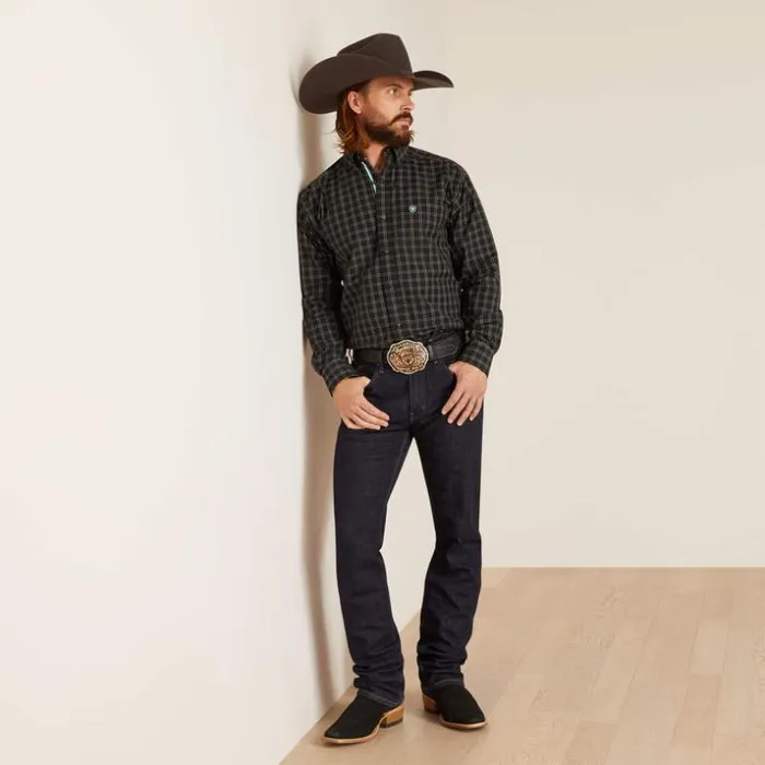 Button Down Shirts Men Ariat Pro Series Nash Classic Fit Shirt Black Button Down Shirts Men Ariat Pro Series Nash Classic Fit Shirt Black