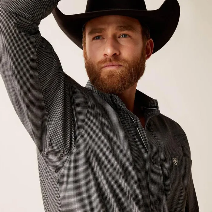 Button Down Shirts Men Ariat Pro Series Niam Fitted Shirt Blackblack Button Down Shirts Men Ariat Pro Series Niam Fitted Shirt Blackblack