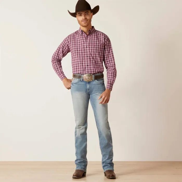 Button Down Shirts Men Ariat Pro Series Shepherd Classic Fit Shirt White