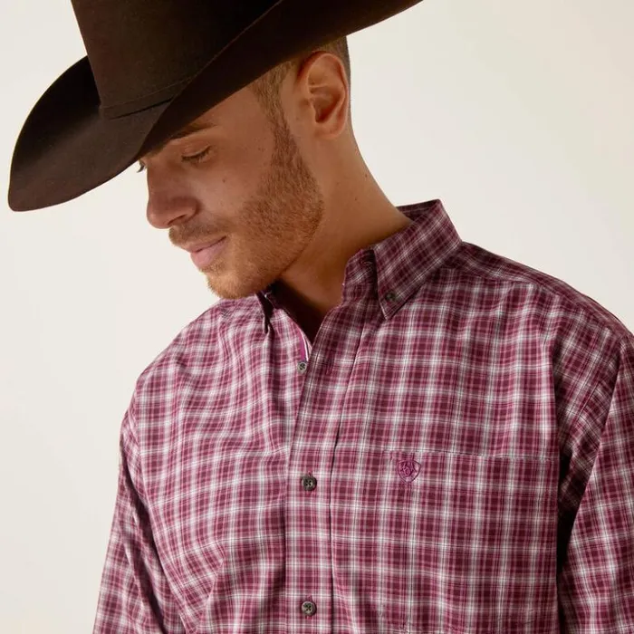 Button Down Shirts Men Ariat Pro Series Shepherd Classic Fit Shirt White