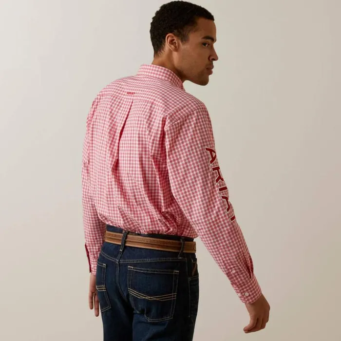 Button Down Shirts Men Ariat Pro Series Team Dustin Classic Fit Shirt Red