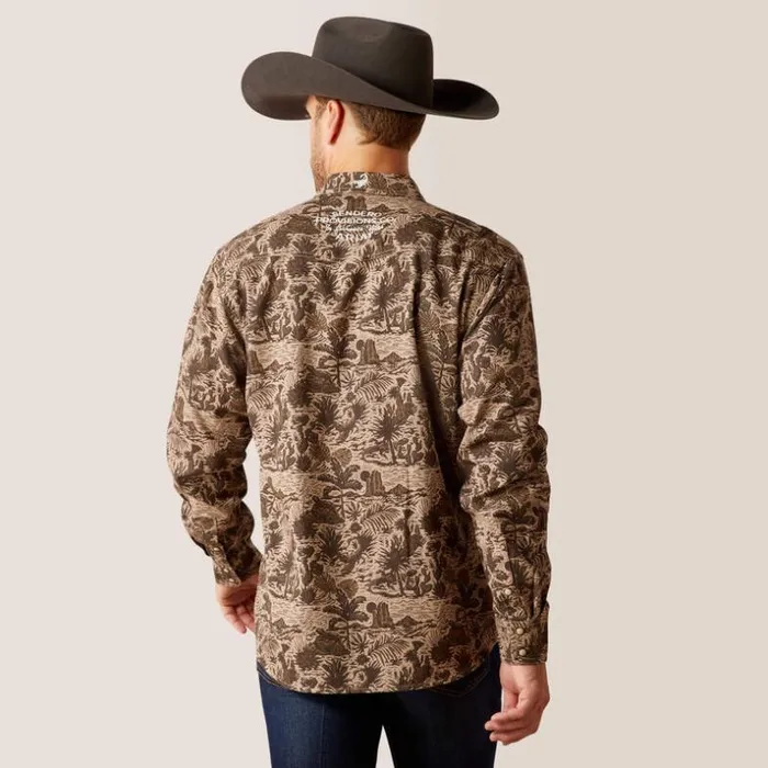 Button Down Shirts Men Ariat Sendero Desert Retro Fit Shirt Desert Button Down Shirts Men Ariat Sendero Desert Retro Fit Shirt Desert