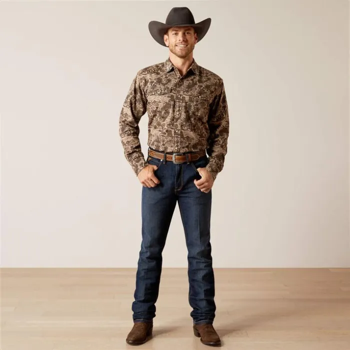 Button Down Shirts Men Ariat Sendero Desert Retro Fit Shirt Desert Button Down Shirts Men Ariat Sendero Desert Retro Fit Shirt Desert