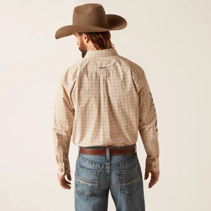 Button Down Shirts Men Ariat Team Conrad Classic Fit Shirt White