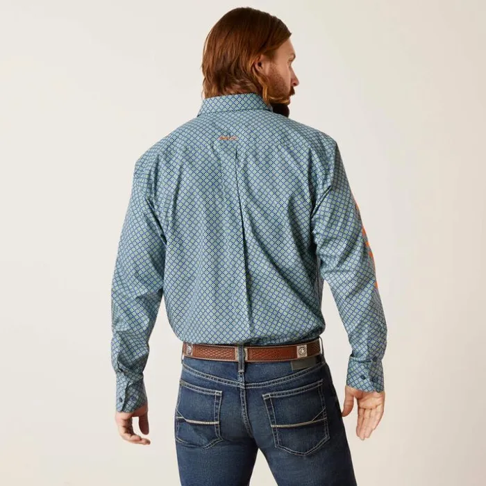 Button Down Shirts Men Ariat Team Walton Classic Fit Shirt Moonlit Ocean Button Down Shirts Men Ariat Team Walton Classic Fit Shirt Moonlit Ocean