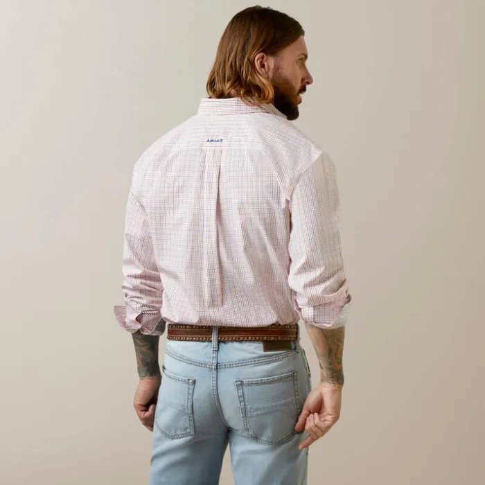 Button Down Shirts Men Ariat Wrinkle Free Frederic Classic Fit Shirt White Button Down Shirts Men Ariat Wrinkle Free Frederic Classic Fit Shirt White