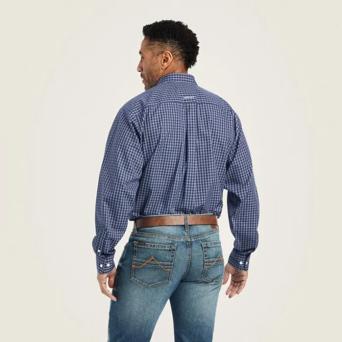 Button Down Shirts Men Ariat Wrinkle Free Immanuel Fitted Shirt Midnight Sail Button Down Shirts Men Ariat Wrinkle Free Immanuel Fitted Shirt Midnight Sail
