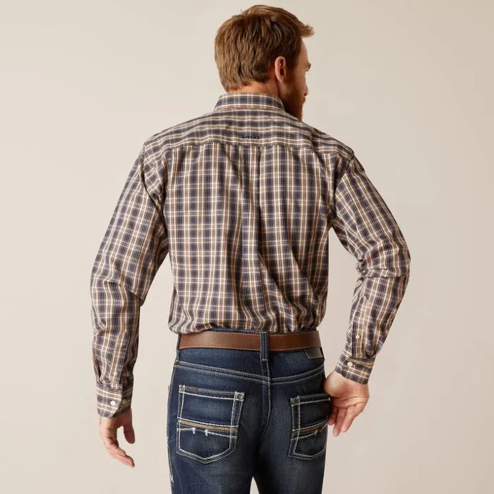 Button Down Shirts Men Ariat Wrinkle Free Kareem Fitted Whitewhite