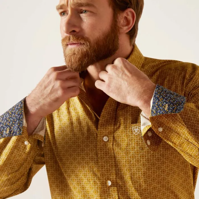 Button Down Shirts Men Ariat Wrinkle Free Kellen Classic Fit Shirt Serpent Button Down Shirts Men Ariat Wrinkle Free Kellen Classic Fit Shirt Serpent