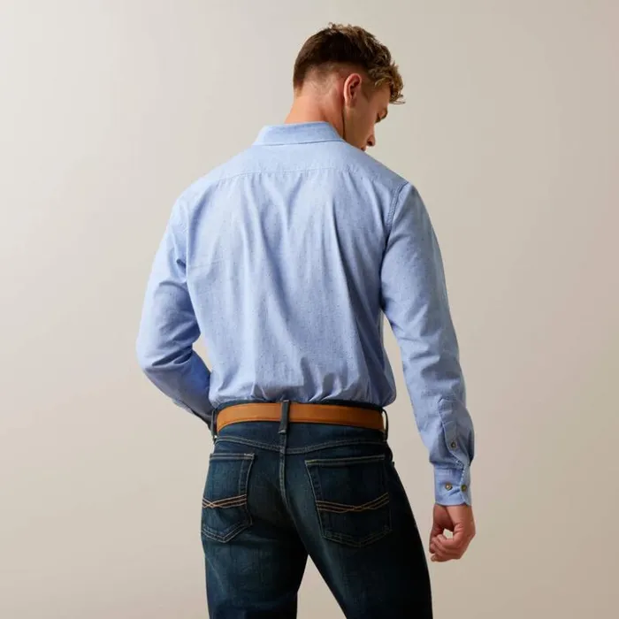 Button Down Shirts Men Ariat Wrinkle Resist Dots Stretch Modern Fit Shirt Blue Button Down Shirts Men Ariat Wrinkle Resist Dots Stretch Modern Fit Shirt Blue