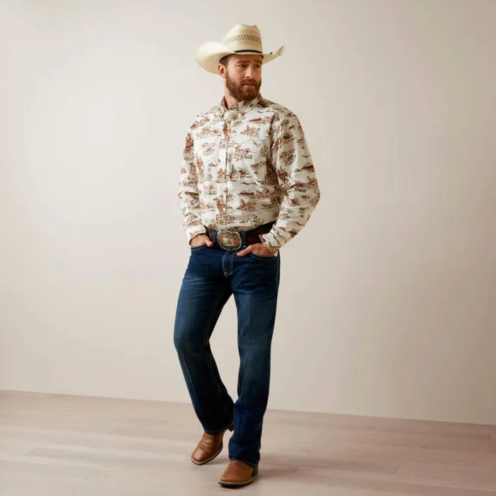 Button Down Shirts Men Ariat Wrinkle Resist Paniolo Western Aloha Stretch Classic Fit Shirt Sand Button Down Shirts Men Ariat Wrinkle Resist Paniolo Western Aloha Stretch Classic Fit Shirt Sand