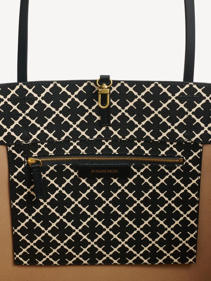 By Malene Birger Bags Women Abi Printed Tote Bag Black