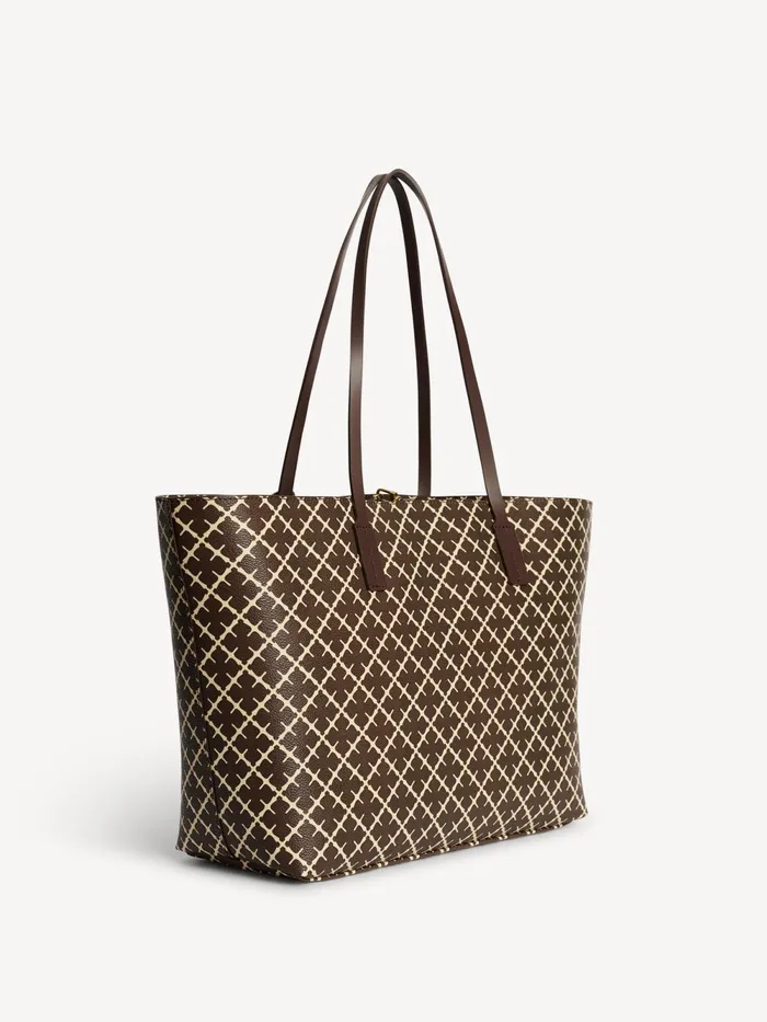 By Malene Birger Bags Women Abigail Printed Tote Bag Warm Brown