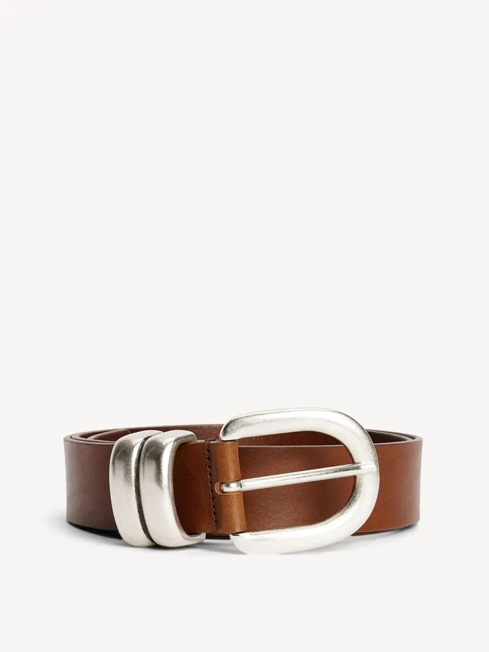 By Malene Birger Belts Women Zoira Leather Belt Dark Brown