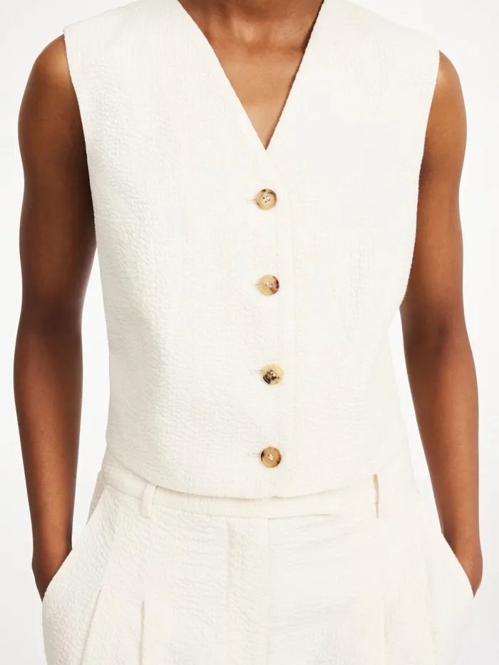By Malene Birger Blazers Women Blaire Waistcoat Soft White
