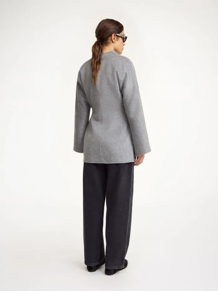 By Malene Birger Blazers Women Lalou Wool Blazer Grey Melange