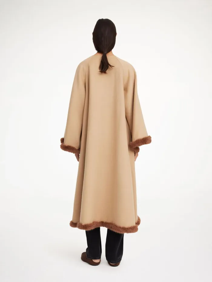 By Malene Birger Coats and Jackets Women Dalimas Wool Coat Dark Sand