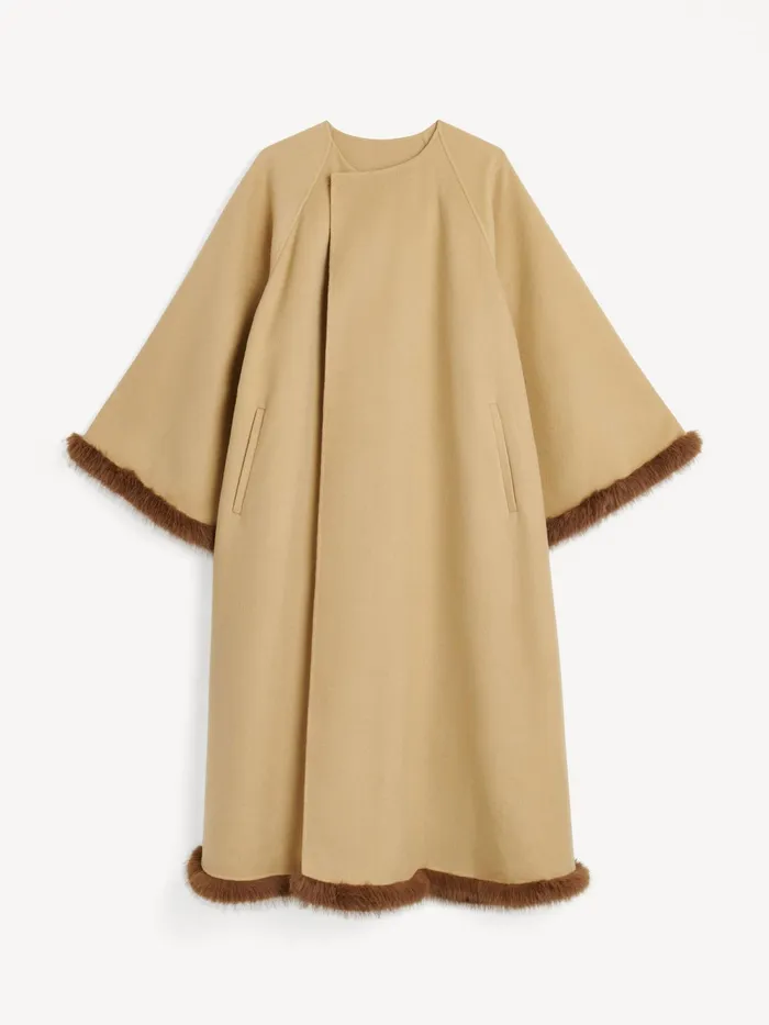 By Malene Birger Coats and Jackets Women Dalimas Wool Coat Dark Sand