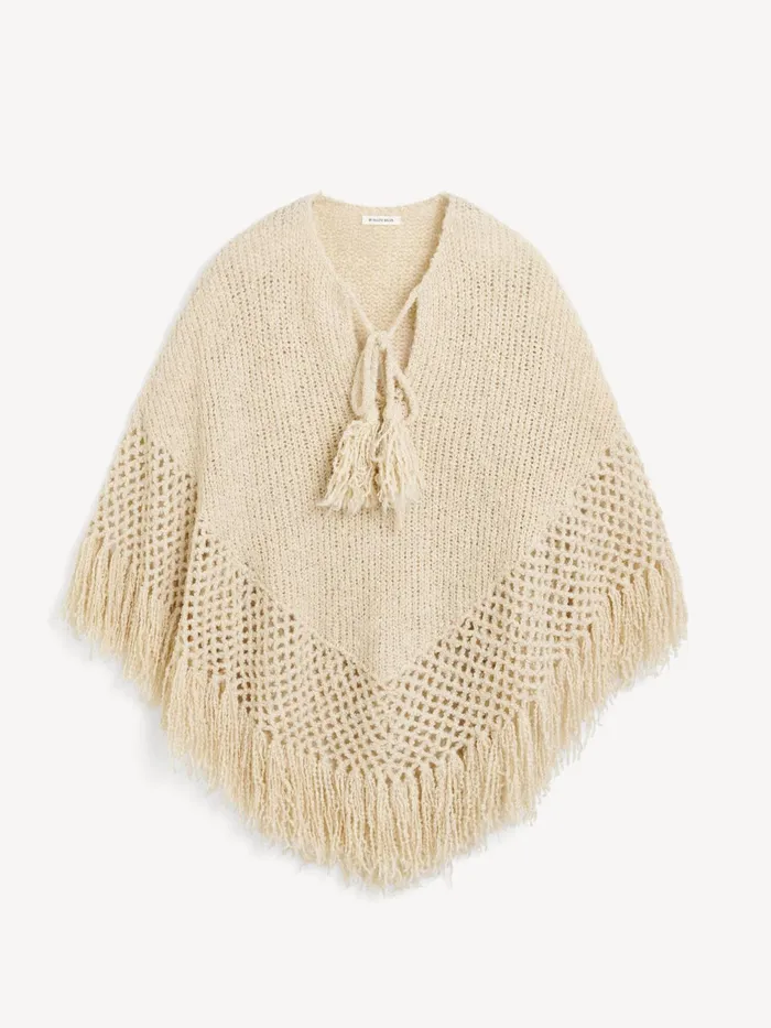 By Malene Birger Coats and Jackets Women Gintana Poncho Oyster Gray