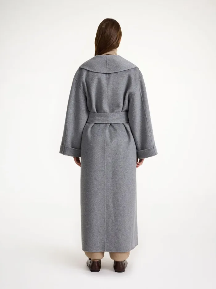 By Malene Birger Coats and Jackets Women Trullem Wool Coat Grey Melange