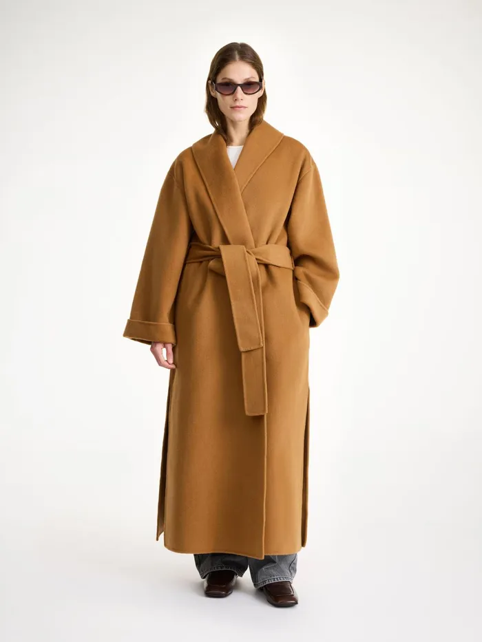 By Malene Birger Coats and Jackets Women Trullem Wool Coat Raw Sugar