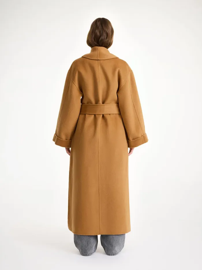 By Malene Birger Coats and Jackets Women Trullem Wool Coat Raw Sugar
