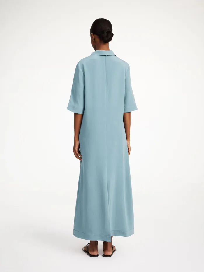 By Malene Birger Dresses Women Brinney Maxi Dress Cool Water