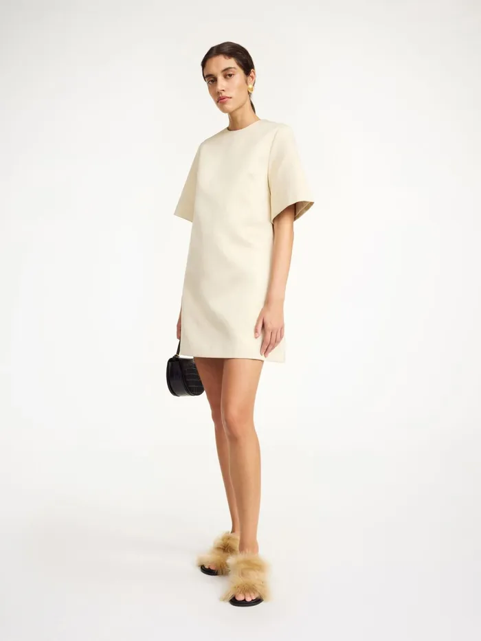 By Malene Birger Dresses Women Harperz Mini Dress Oyster Gray