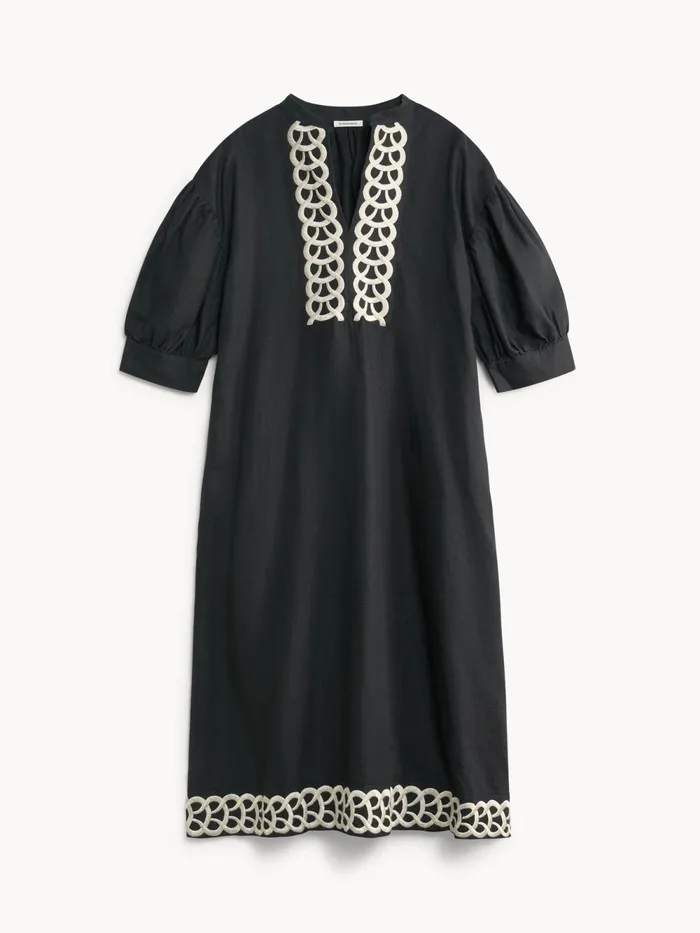 By Malene Birger Dresses Women Lydea Linen Maxi Dress Black