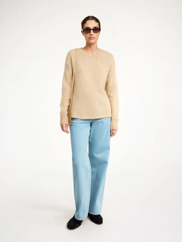 By Malene Birger Knitwear Women Briella MohairBlend Sweater Twill Beige
