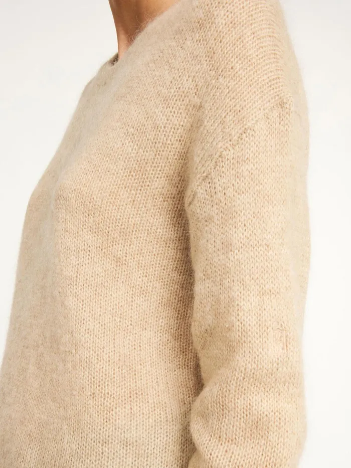 By Malene Birger Knitwear Women Briella MohairBlend Sweater Twill Beige