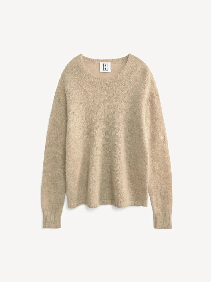 By Malene Birger Knitwear Women Briella MohairBlend Sweater Twill Beige
