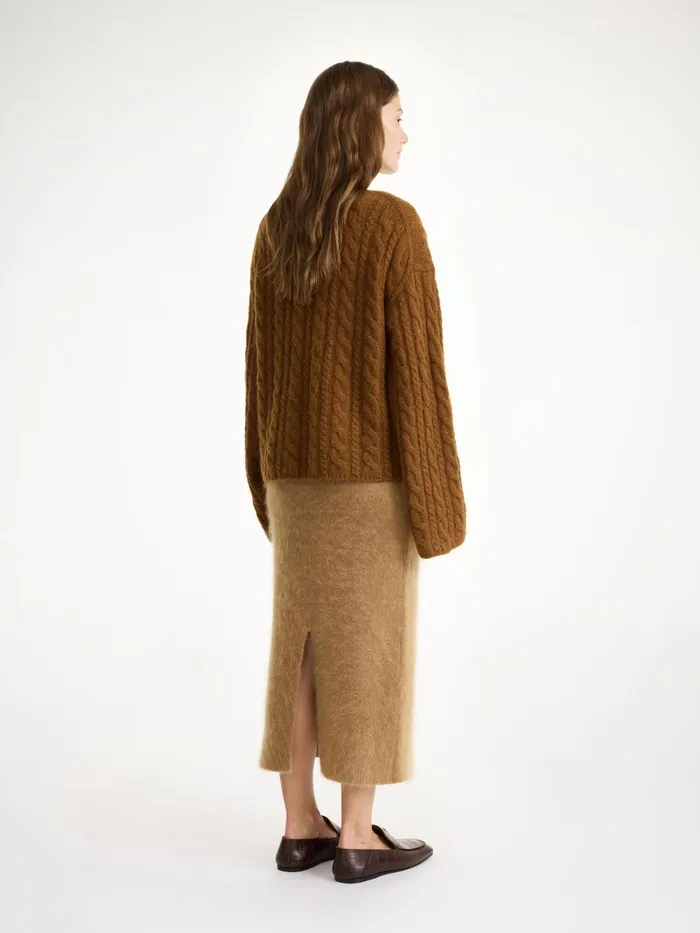 By Malene Birger Knitwear Women Cierra CableKnit Sweater Bison