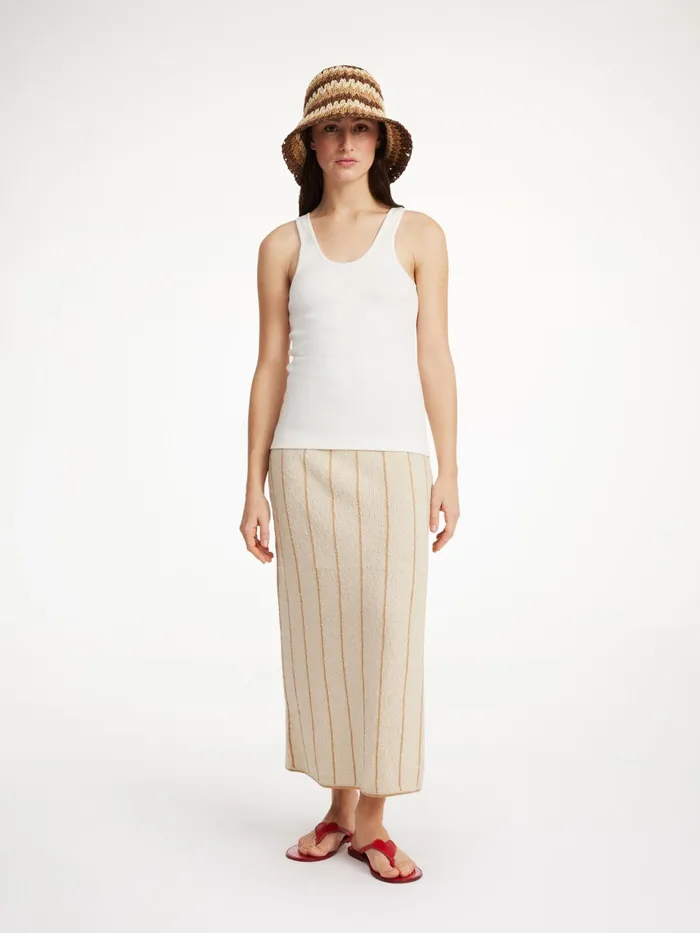 By Malene Birger Knitwear Women Hercula Maxi Skirt Oyster Gray