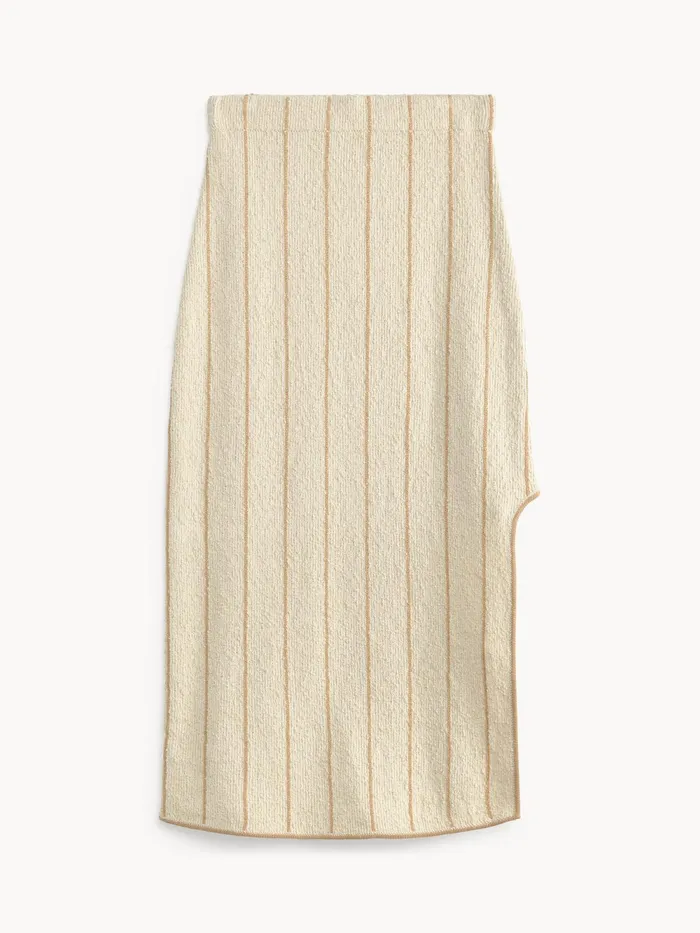 By Malene Birger Knitwear Women Hercula Maxi Skirt Oyster Gray