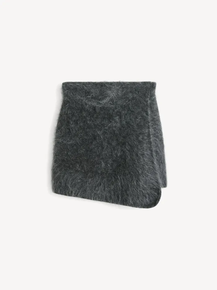 By Malene Birger Knitwear Women Krissah Mini Skirt Jet Grey