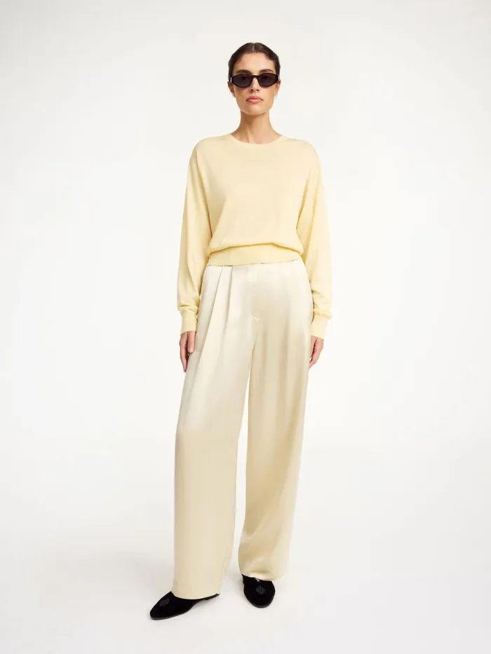 By Malene Birger Knitwear Women Mantea Sweater Sea Mist