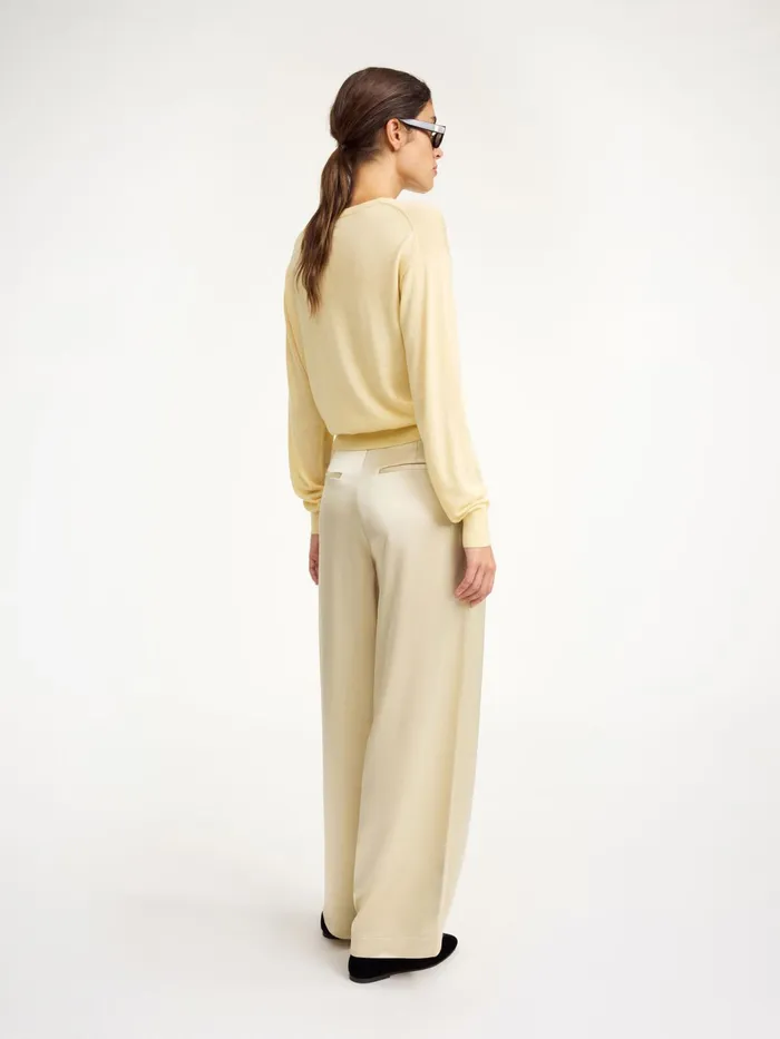 By Malene Birger Knitwear Women Mantea Sweater Sea Mist