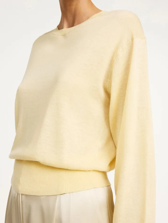 By Malene Birger Knitwear Women Mantea Sweater Sea Mist