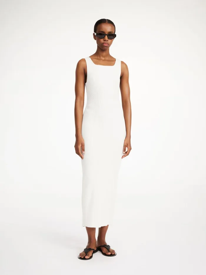 By Malene Birger Knitwear Women Milelo Maxi Dress Soft White
