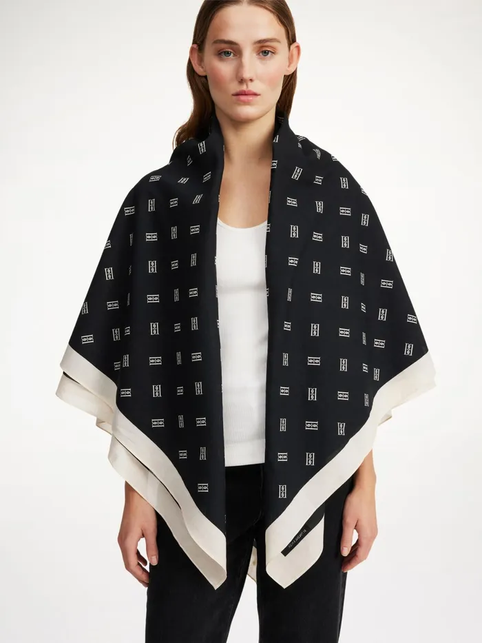 By Malene Birger Scarves Women Cialos Cotton Scarf Black